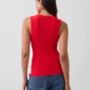 Modernes Tanktop mit Rundhalsausschnitt