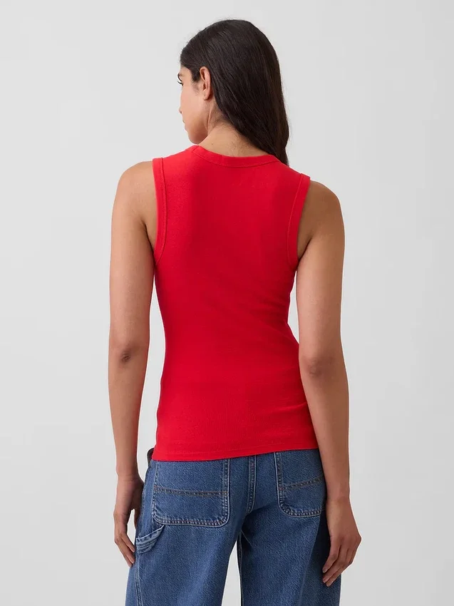 Modernes Tanktop mit Rundhalsausschnitt