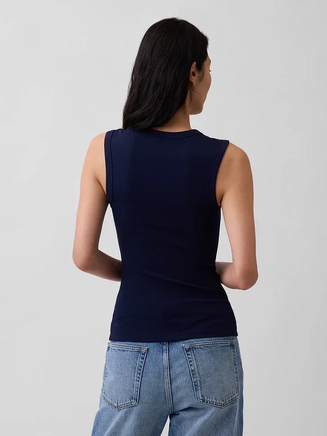 Modernes Tanktop mit Rundhalsausschnitt