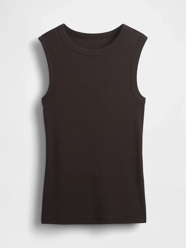 Modernes Tanktop mit Rundhalsausschnitt