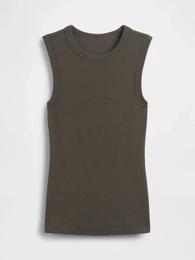 Modernes Tanktop mit Rundhalsausschnitt