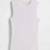 Modernes Tanktop mit Rundhalsausschnitt