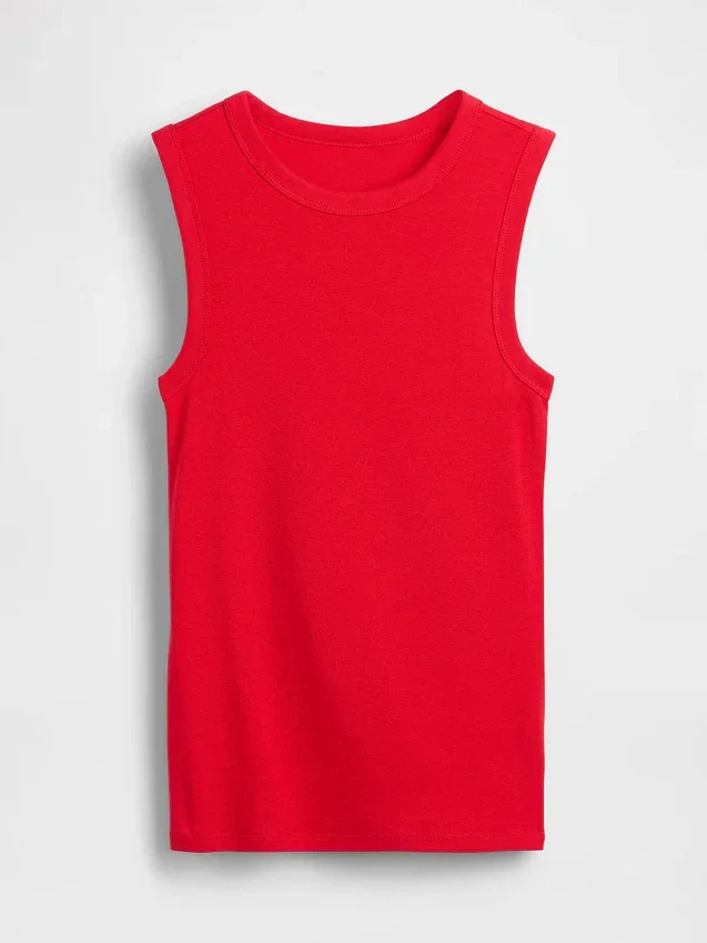 Modernes Tanktop mit Rundhalsausschnitt