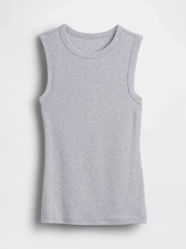 Modernes Tanktop mit Rundhalsausschnitt