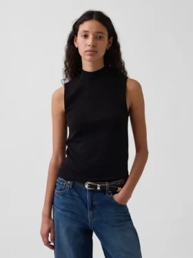 Modernes Tanktop mit Stehkragen