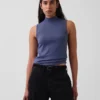 Modernes Tanktop mit Stehkragen