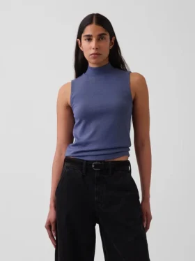 Modernes Tanktop mit Stehkragen