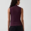 Modernes Tanktop mit Stehkragen