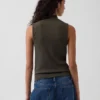 Modernes Tanktop mit Stehkragen