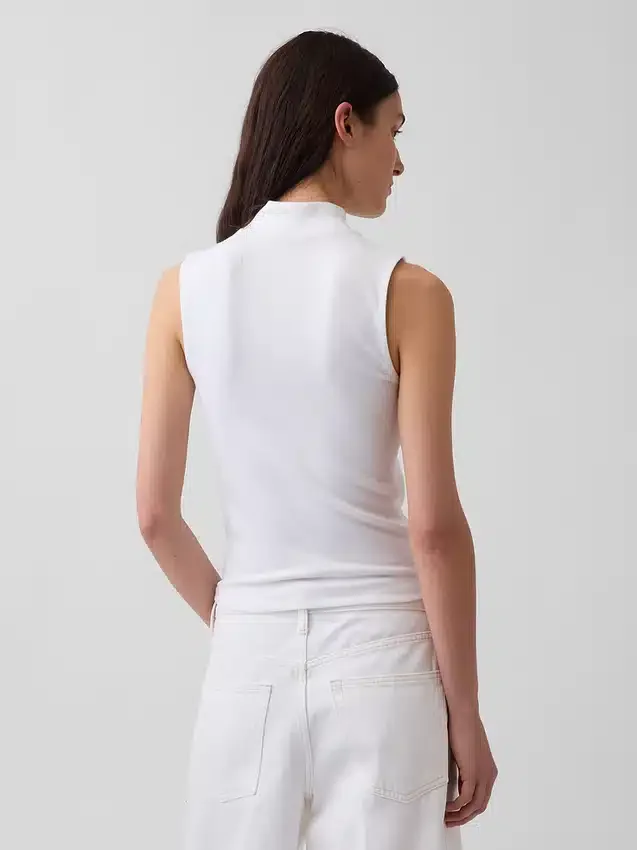 Modernes Tanktop mit Stehkragen