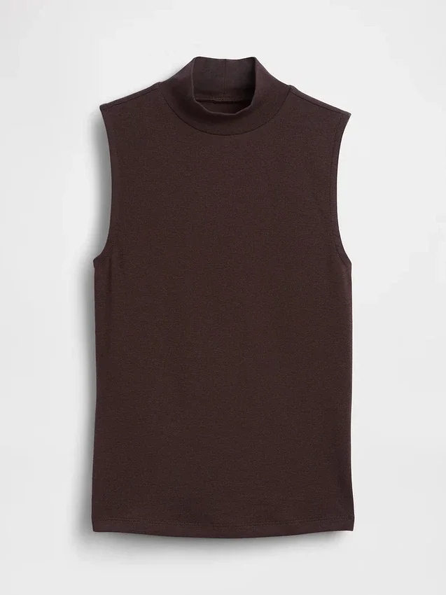 Modernes Tanktop mit Stehkragen