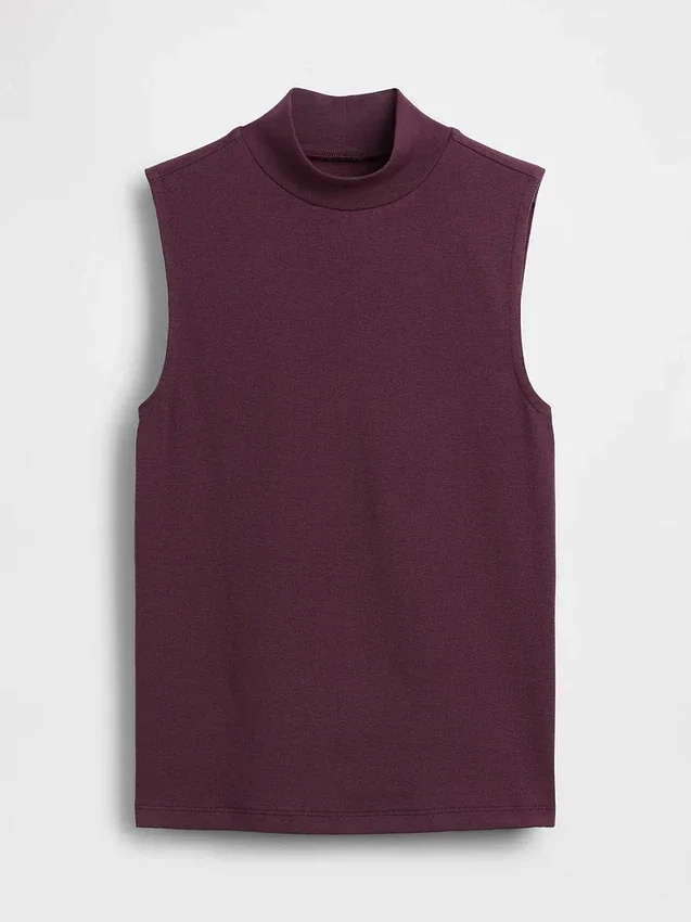 Modernes Tanktop mit Stehkragen