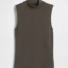 Modernes Tanktop mit Stehkragen