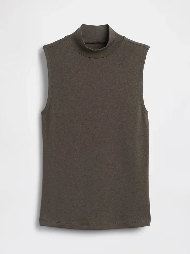 Modernes Tanktop mit Stehkragen