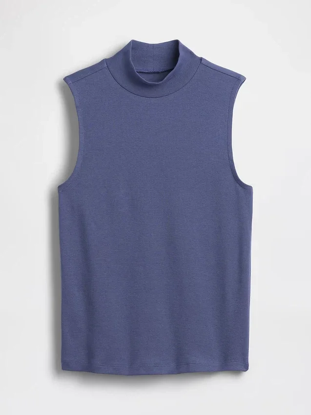 Modernes Tanktop mit Stehkragen