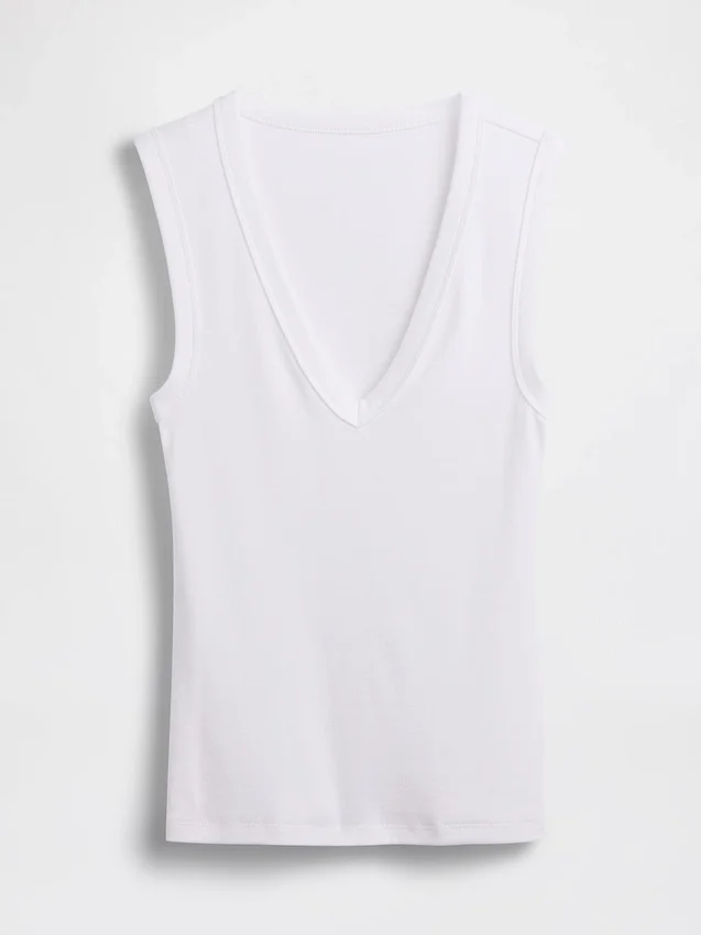 Modernes Tanktop mit V-Ausschnitt