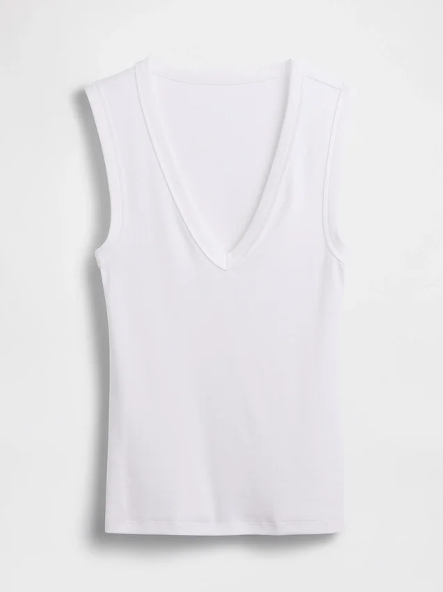 Modernes Tanktop mit V-Ausschnitt