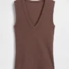 Modernes Tanktop mit V-Ausschnitt