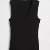 Modernes Tanktop mit V-Ausschnitt