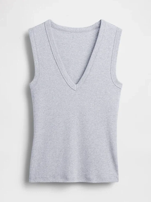 Modernes Tanktop mit V-Ausschnitt