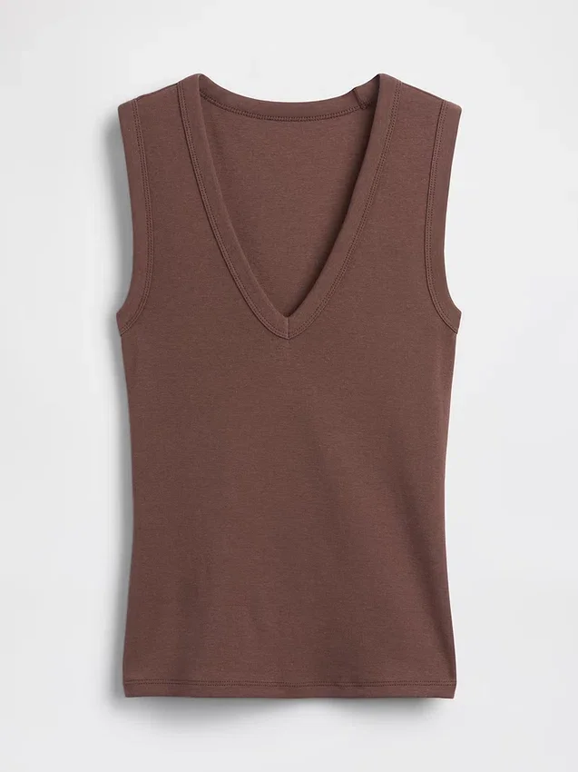 Modernes Tanktop mit V-Ausschnitt