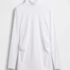 Modernes Umstandsmode-Shirt mit Rollkragen