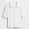 Modernes Utility-T-Shirt mit Ellbogenärmeln
