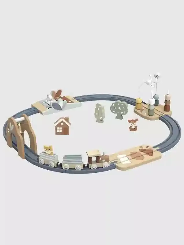 Multifunktionales Eisenbahnset für Kleinkinder