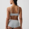 Nahtloses, geripptes Dreieck-Bralette