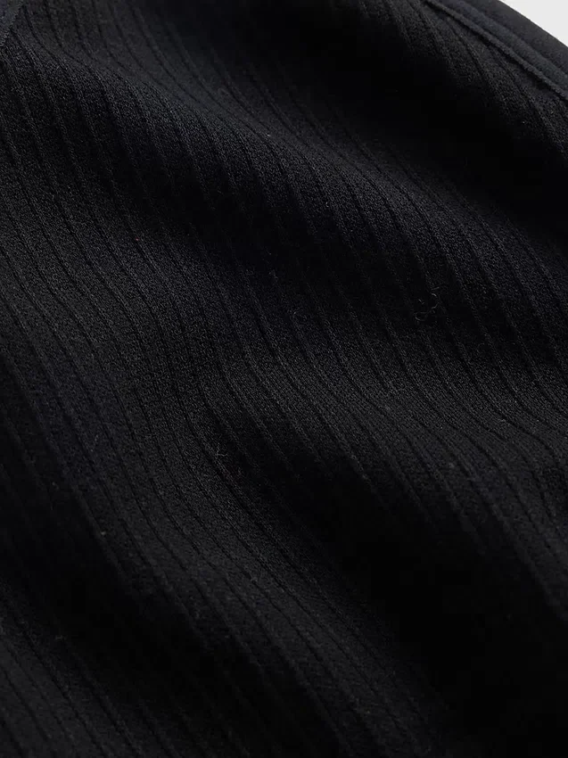 Nahtloses, geripptes Dreieck-Bralette