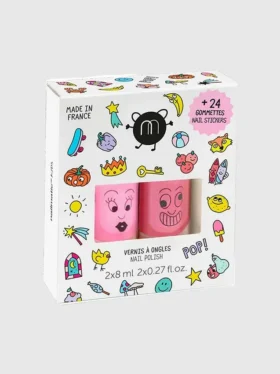 Nailmatic Nagellack- und Nagelsticker-Pop-Set
