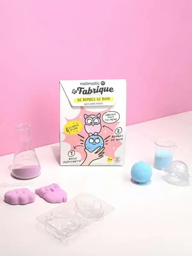 Nailmatic Set zur Herstellung von Badebomben mit sprudelnder Badekugel