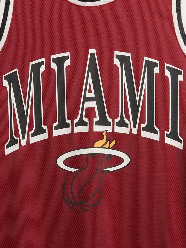 NBA Miami Heat Mini-Kleid aus recyceltem Jersey