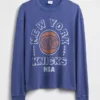 NBA New York Knicks Crop-T-Shirt mit Grafik
