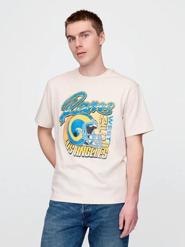 NFL Los Angeles Rams T-Shirt mit Aufdruck