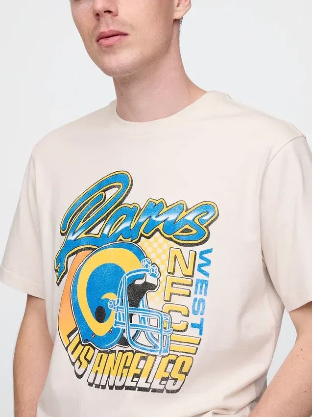 NFL Los Angeles Rams T-Shirt mit Aufdruck
