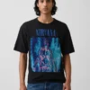 Nirvana Heavyweight Crop-T-Shirt mit Grafik