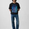 Nirvana Heavyweight Crop-T-Shirt mit Grafik