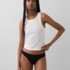 No-Show-Bikini aus Bio-Stretch-Baumwolle
