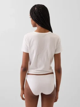 No-Show-Bikini aus Bio-Stretch-Baumwolle