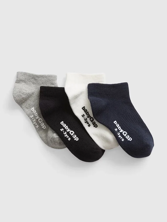 No-Show-Socken für Kleinkinder (4er-Pack)