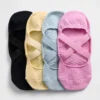 No-Show-Socken mit rutschfester Sohle (4er-Pack)