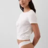 No-Show-Tanga aus Bio-Stretch-Baumwolle