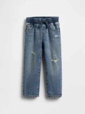 Original-Straight-Jeans zum Hineinschlüpfen für Baby & Kleinkind