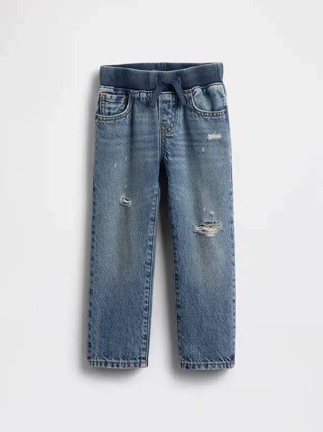 Original-Straight-Jeans zum Hineinschlüpfen für Baby & Kleinkind