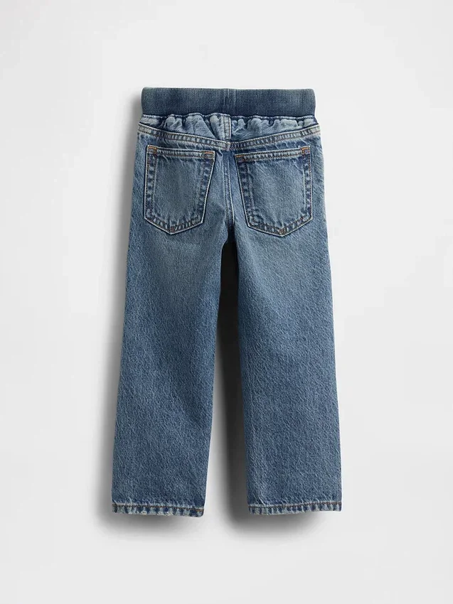 Original-Straight-Jeans zum Hineinschlüpfen für Baby & Kleinkind