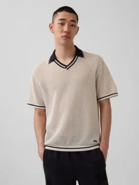 Ouigap Mesh-Poloshirt-Pullover