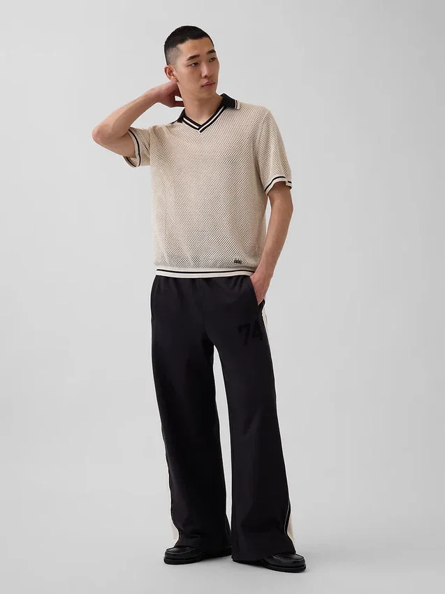 Ouigap Mesh-Poloshirt-Pullover