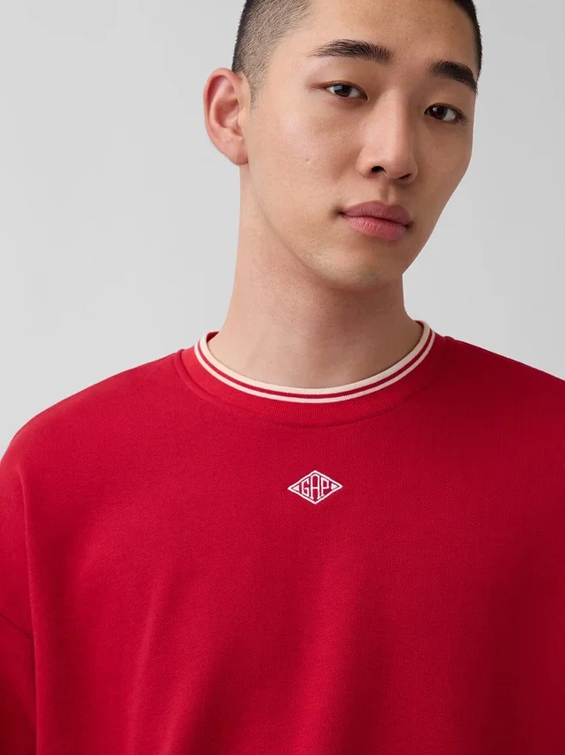 Ouigap Sweatshirt aus schwerem French Terry