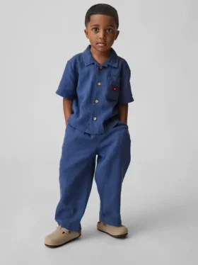 Outfit-Set aus Baumwollgaze für Baby & Kleinkind
